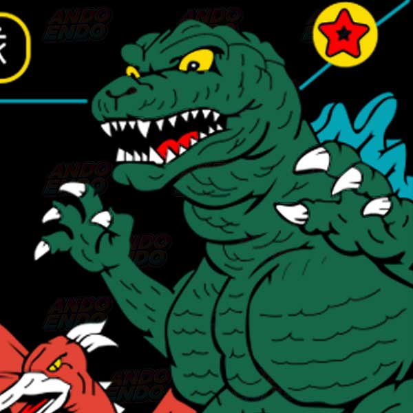 Playera Godzilla Retro