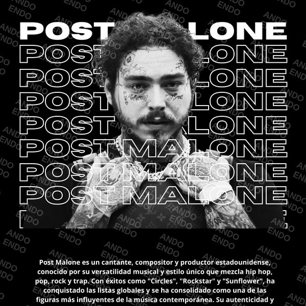 Playera Post Malone