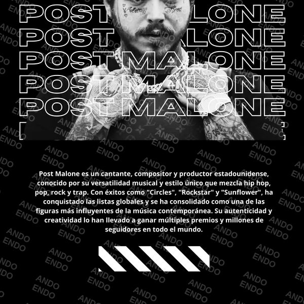 Playera Post Malone