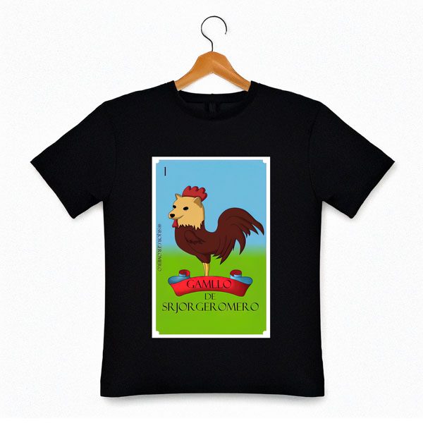 Playera Lotería El Gamllo