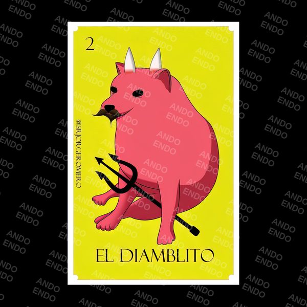 Playera Lotería El Diamblito