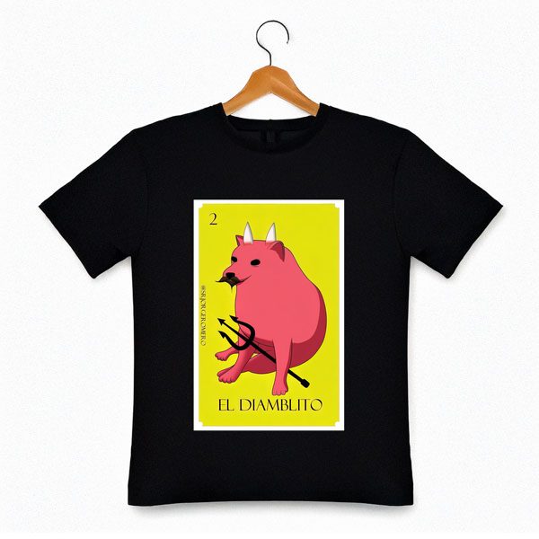 Playera Lotería El Diamblito
