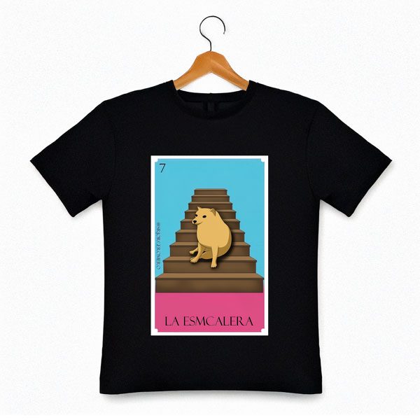 Playera Lotería La Esmcalera
