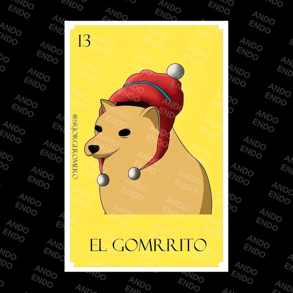 Playera Lotería El Gommrito