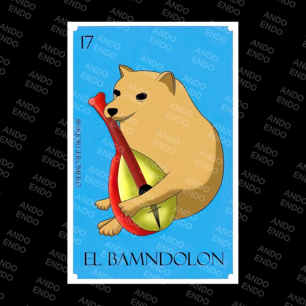 Playera Lotería El Bamndolon