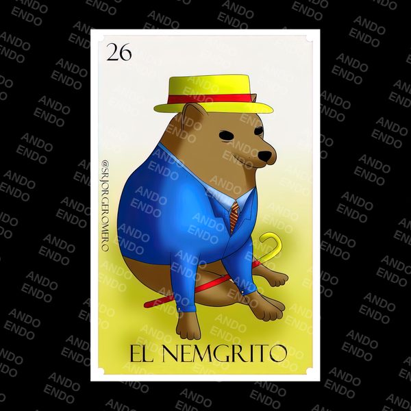 Playera Lotería El Nemgrito