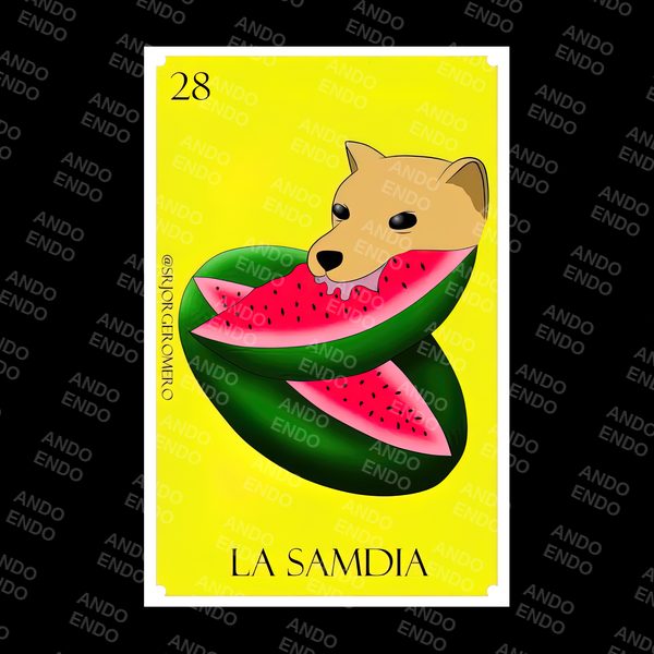 Playera Lotería La Samdia