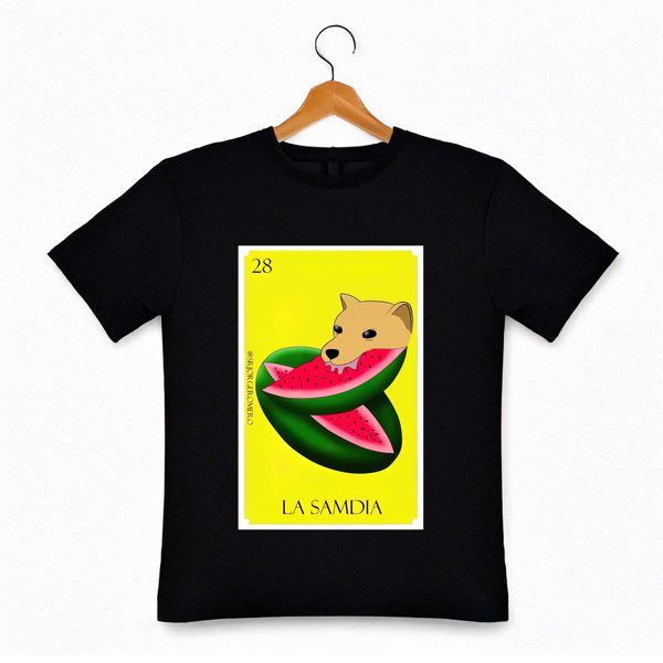 Playera Lotería La Samdia