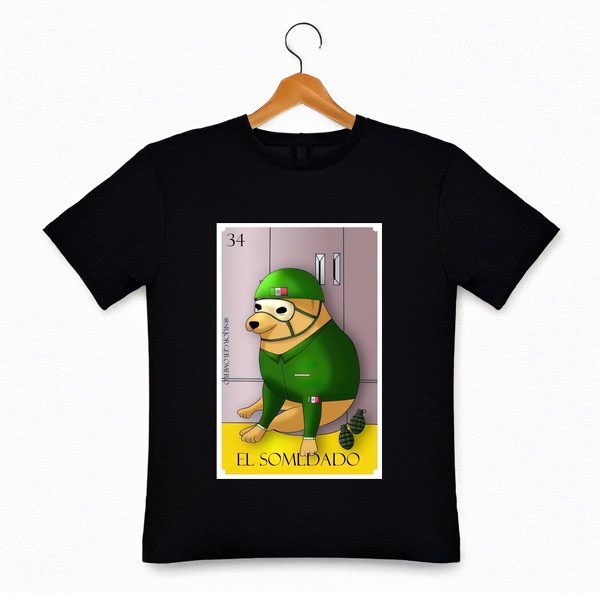 Playera Lotería El Somldado